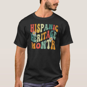 Maandag van het heispanische erfgoed in de Latino- T-shirt
