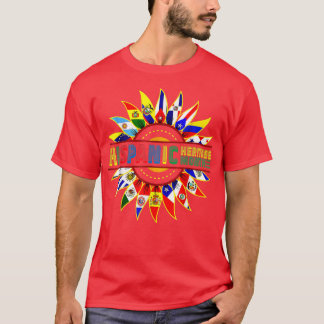 Maandag van het heispanische erfgoed van Latino -  T-shirt