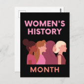 Maandag vrouwengeschiedenis briefkaart (Voorkant / Achterkant)