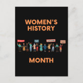 Maandag vrouwengeschiedenis briefkaart (Voorkant)