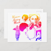 Maandag vrouwengeschiedenis briefkaart (Voorkant / Achterkant)