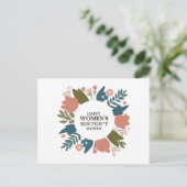 Maandag vrouwengeschiedenis feestdagenkaart (Staand voorkant)