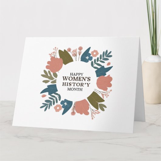Maandag vrouwengeschiedenis kaart (Voorkant)