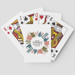 Maandag vrouwengeschiedenis pokerkaarten