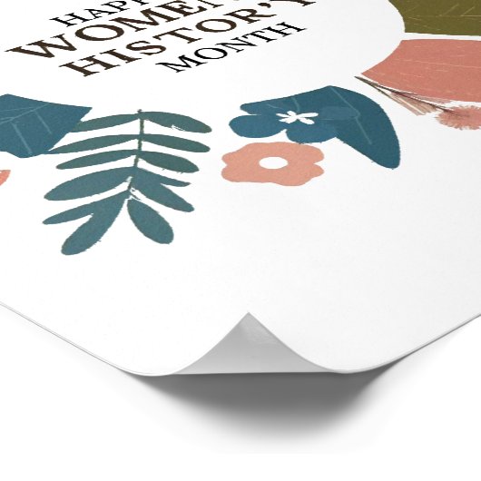 Maandag vrouwengeschiedenis poster (Hoek)