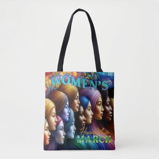 Maandag vrouwengeschiedenis tote bag (Voorkant)