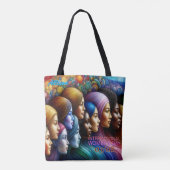 Maandag vrouwengeschiedenis tote bag (Achterkant)