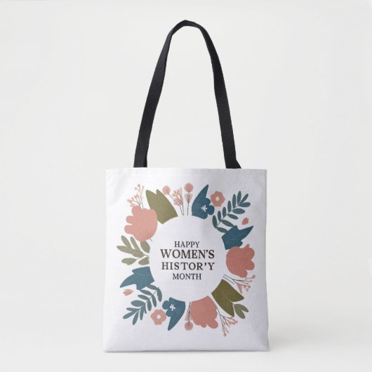 Maandag vrouwengeschiedenis tote bag (Voorkant)