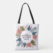 Maandag vrouwengeschiedenis tote bag (Achterkant)