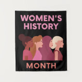 Maandag vrouwengeschiedenis wandkleed (Voorkant)