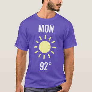 Maandag Weer Kostuum T-shirt
