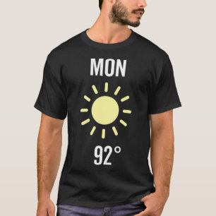 Maandag Weer Kostuum T-shirt