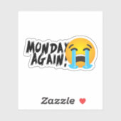 Maandag weer! sticker (Vel)