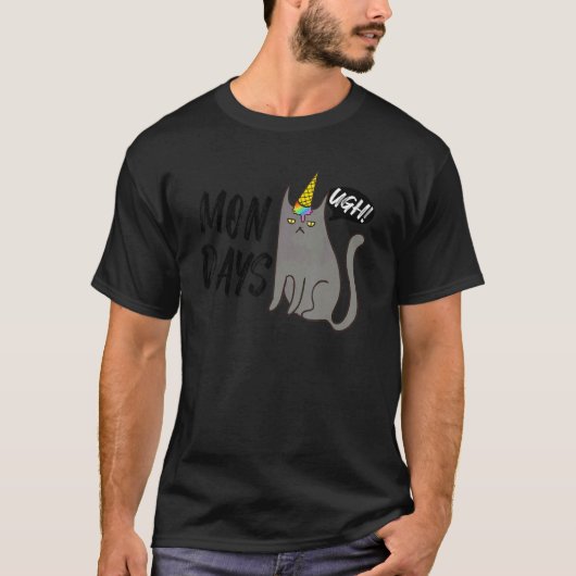Maandagen Bah Kat T-shirt (Voorkant)
