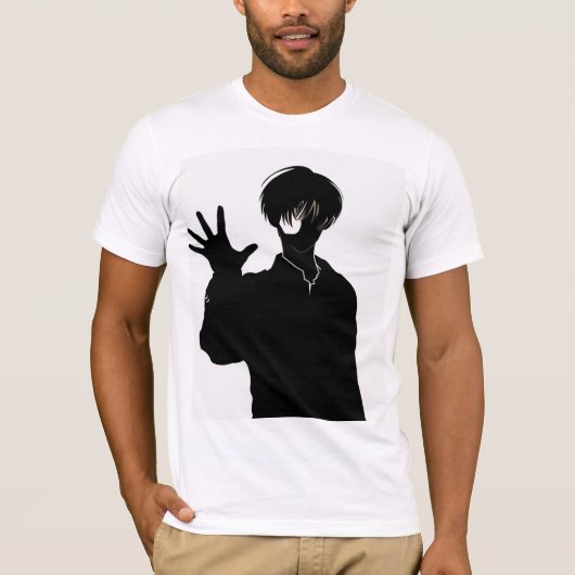 Maandagen Slaan Anders Aan - Vermoeid Anime-person T-shirt (Voorkant)