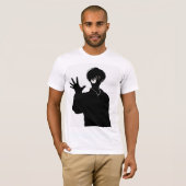 Maandagen Slaan Anders Aan - Vermoeid Anime-person T-shirt (Voorkant volledig)
