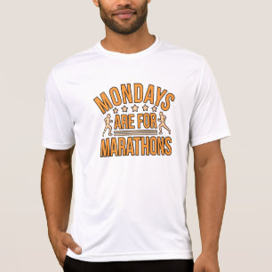 Maandagen zijn er voor marathonloper met Lover Gra T-shirt