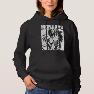 Maandagen zuigen liefde het weekend sarcastisch ik hoodie