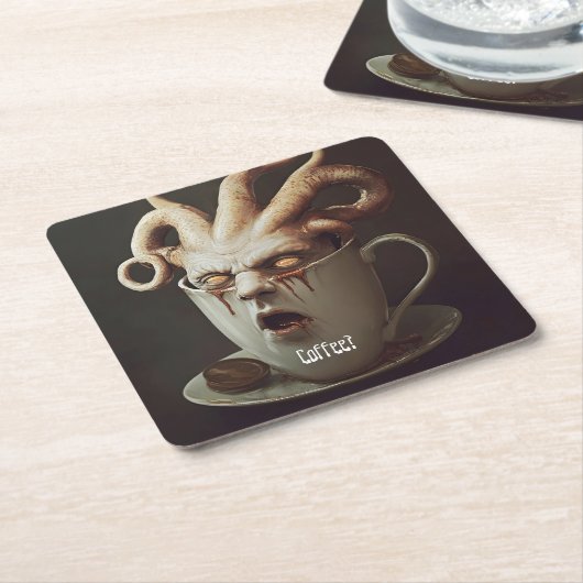 Maandagochtend Blues 2 Kartonnen Onderzetters (Schuin)