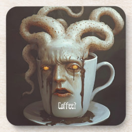 Maandagochtend blues cafeïne niveau waarschuwing 1 bier onderzetter