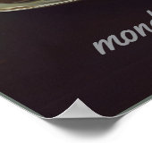 Maandagochtend blues cafeïne niveau waarschuwing 2 poster (Hoek)