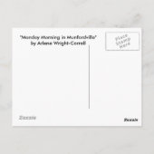 Maandagochtend in Munfordville Briefkaart (Achterkant)