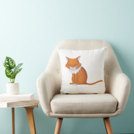 Maandagochtend Kattengezicht Kussen