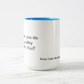 Maandagochtend Tweekleurige Koffiemok (Center)