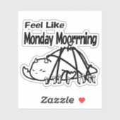 Maandagochtend van DBY Sticker (Vel)