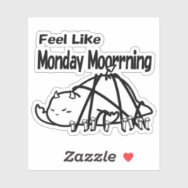 Maandagochtend van DBY Sticker