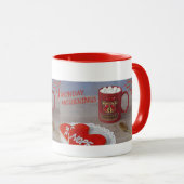 Maandagochtenden valentijn koffie mok (Voorkant rechts)