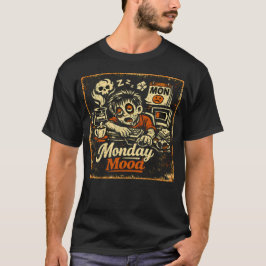Maandagstemming – Anti-maandag Werkhumor T-shirt