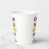 Maandbericht over de Zwarte Geschiedenis Bekijken Papieren Bekers (Rechts)