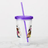 Maandbericht vrouwengeschiedenis Acryltumbler Acryl Drinkbeker (Links)