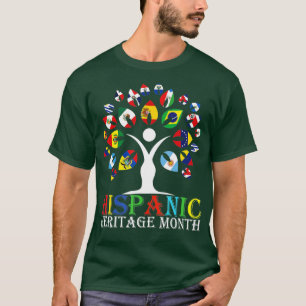 Maandbomen voor het heilzame erfgoed van Latijn La T-shirt