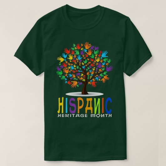 Maandbomen voor nationaal erfgoed t-shirt (Design voorkant)