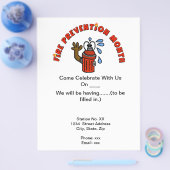 Maandbrochures voor brandpreventie aanpassen flyer (Enkel)