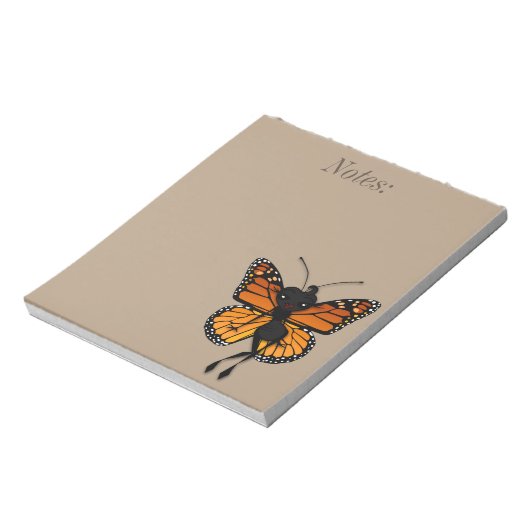 MAANDEKBUTTERFLES LADY NOTEPAD NOTITIEBLOK (Linkerzijde)