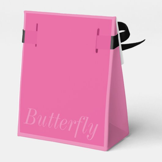 MAANDEKBUTTERFLY LADY TENT FAVOR BOX BEDANKDOOSJES (Achterkant)