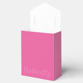 MAANDEKBUTTERFLY LADY TENT FAVOR BOX BEDANKDOOSJES (Geopend)