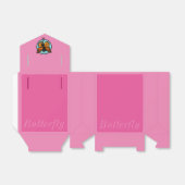 MAANDEKBUTTERFLY LADY TENT FAVOR BOX BEDANKDOOSJES (Uitgevouwen)