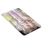 Maandelijks 2022 jaar zwart, voeg aangepaste foto magneet (Rechterzijde)