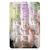 Maandelijks 2022 jaar zwart, voeg aangepaste foto magneet (Verticaal)