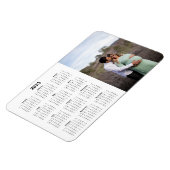 Maandelijks 2023 Kalender Magnet met Foto Magneet (Linkerzijde)