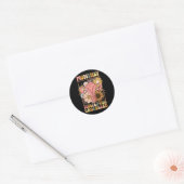Maandelijks abonnement geannuleerd Uterus Support  Ronde Sticker (Envelop)
