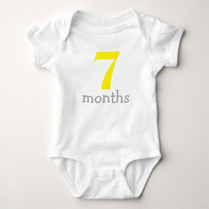 Maandelijks Baby voor Cute Yellow Romper