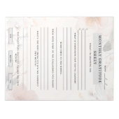 maandelijks dankbaarheidsblad notitieblok (Voorkant)