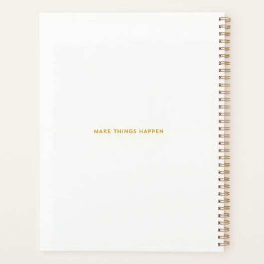 Maandelijks en wekelijks planner plannen (Achterkant)