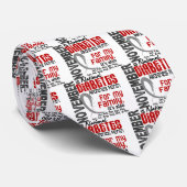 maandelijks wordt mijn familie bewust gemaakt van stropdas (Opgerold)