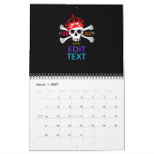 Maandelijkse, aangepaste KEEP CALM en Jouw tekst s Kalender (Mar 2027)